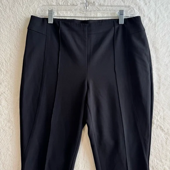 Lafayette 148 New York Pants Womens 10 Black Gramercy Acclaimed Stretch Office - Picture 2 of 10